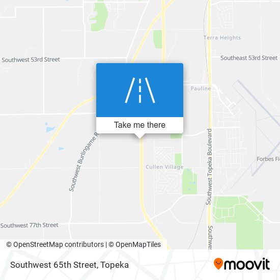 Mapa de Southwest 65th Street