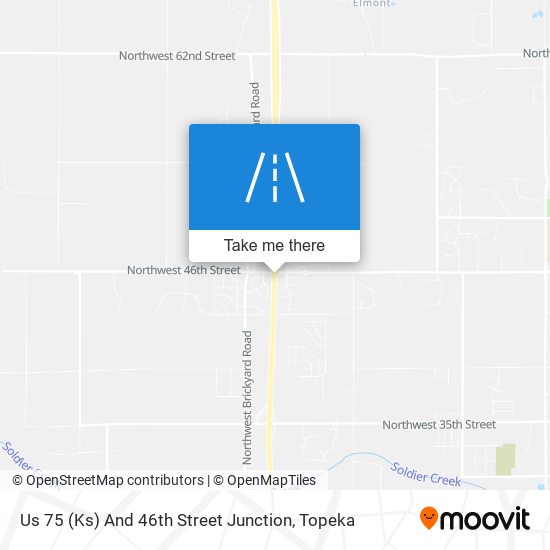 Mapa de Us 75 (Ks) And 46th Street Junction