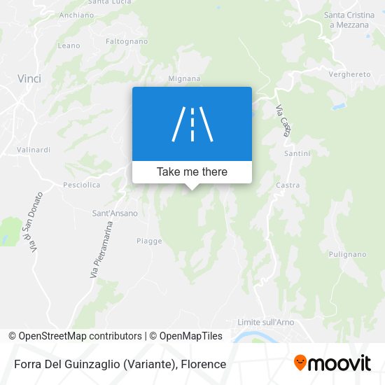 Forra Del Guinzaglio (Variante) map