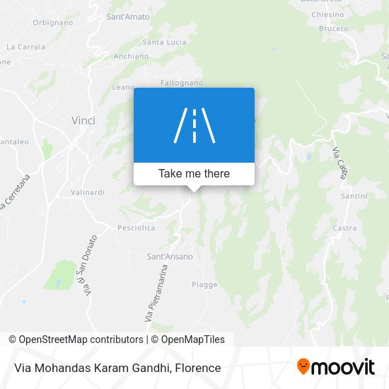 Via Mohandas Karam Gandhi map