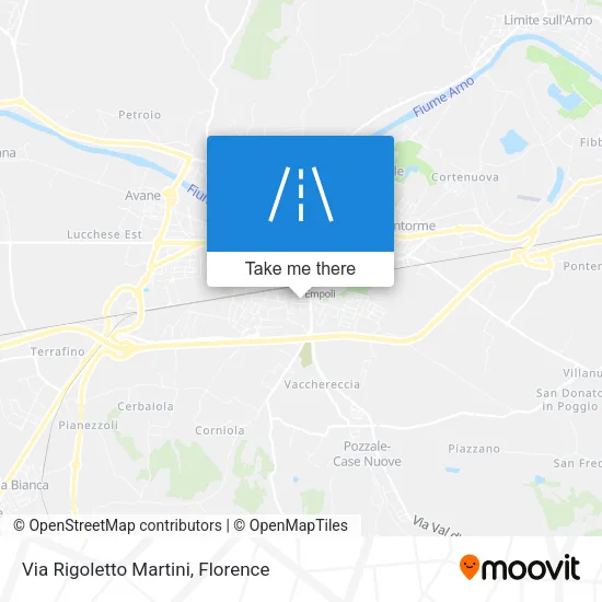 Via Rigoletto Martini map