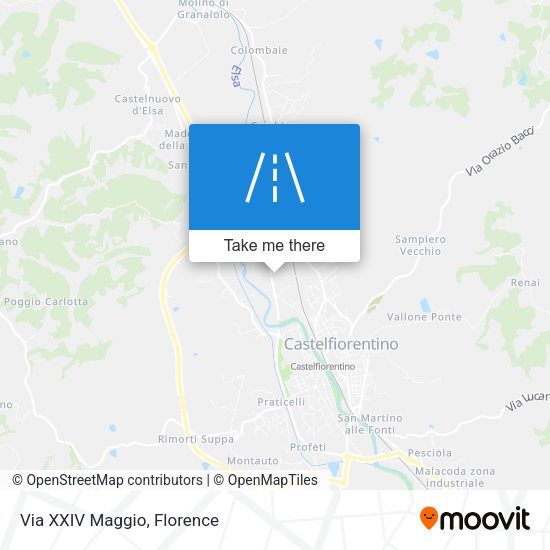 Via XXIV Maggio map