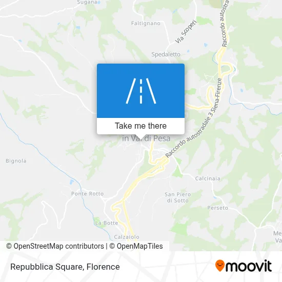 Repubblica Square map