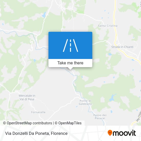 Via Donzelli Da Poneta map