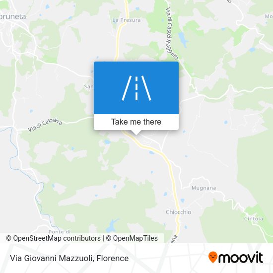 Via Giovanni Mazzuoli map