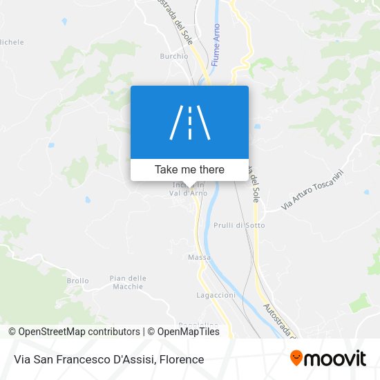 Via San Francesco D'Assisi map