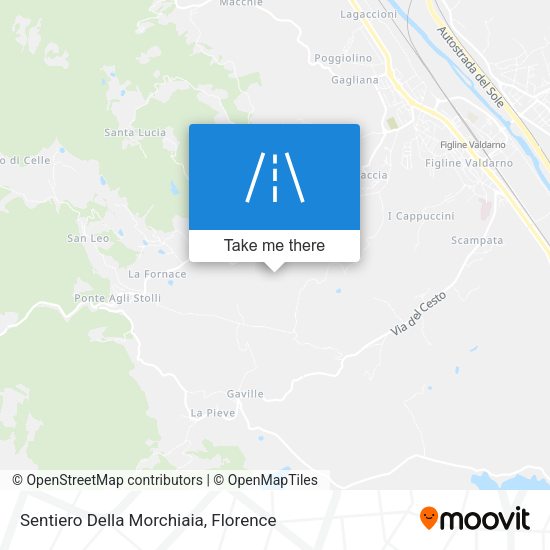 Sentiero Della Morchiaia map