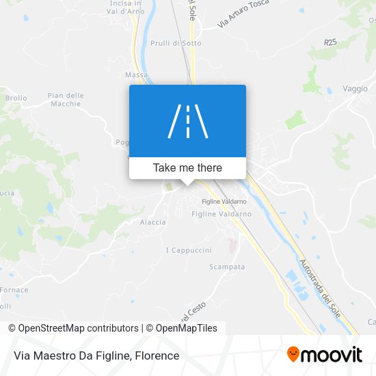 Via Maestro Da Figline map