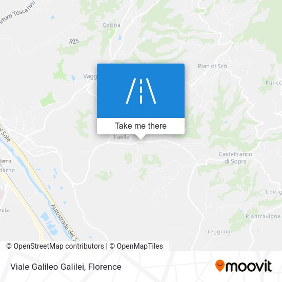 Viale Galileo Galilei map