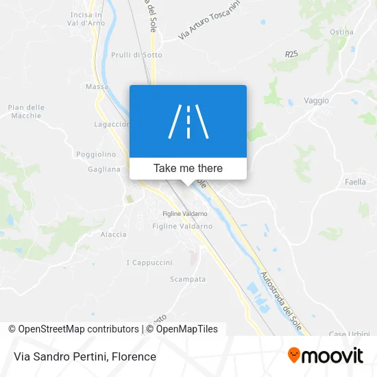 Via Sandro Pertini map