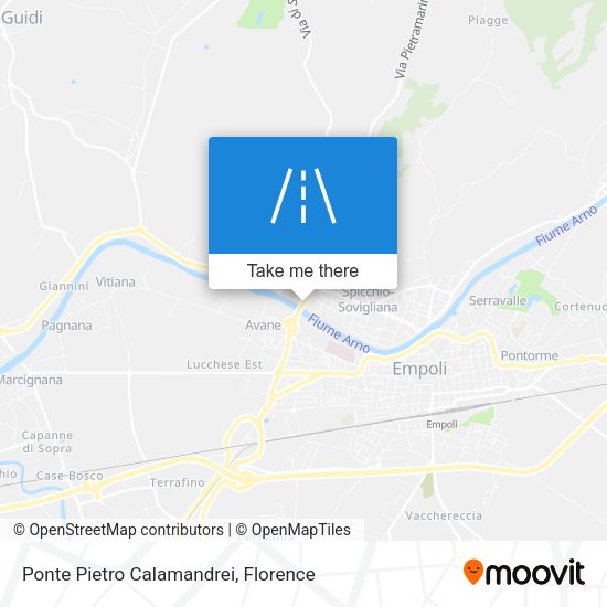 Ponte Pietro Calamandrei map