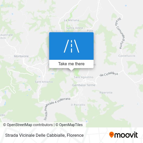 Strada Vicinale Delle Cabbialle map