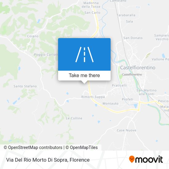 Via Del Rio Morto Di Sopra map