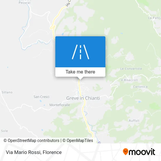 Via Mario Rossi map