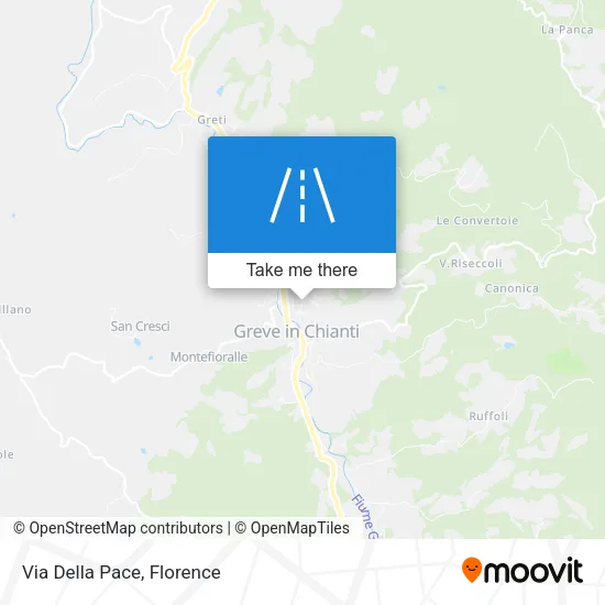 Via Della Pace map