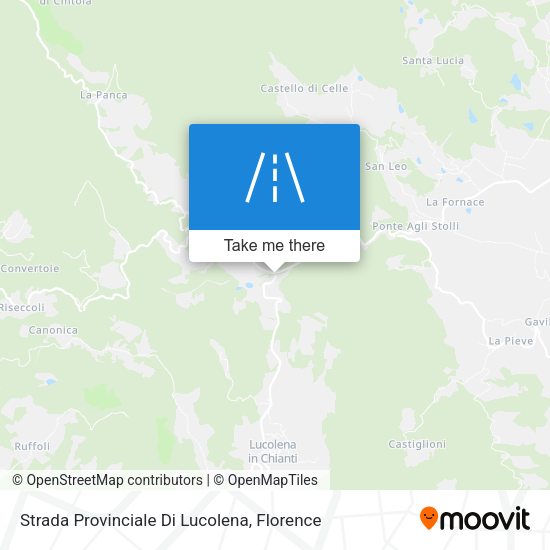 Strada Provinciale Di Lucolena map