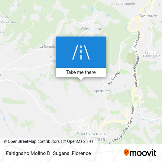 Faltignano Molino Di Sugana map