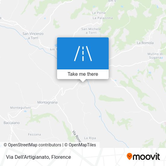 Via Dell'Artigianato map