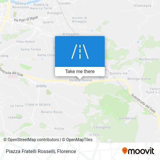 Piazza Fratelli Rosselli map