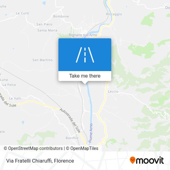 Via Fratelli Chiaruffi map