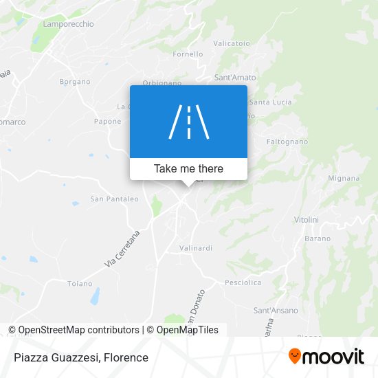 Piazza Guazzesi map