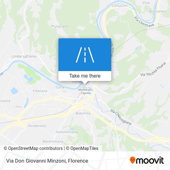Via Don Giovanni Minzoni map