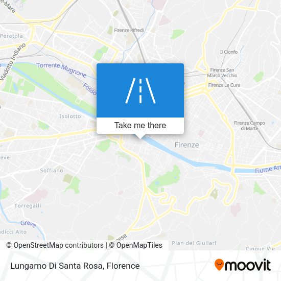 Lungarno Di Santa Rosa map