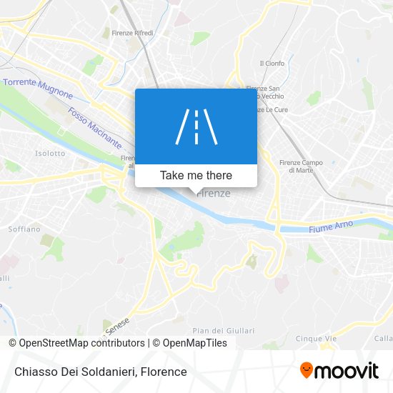 Chiasso Dei Soldanieri map