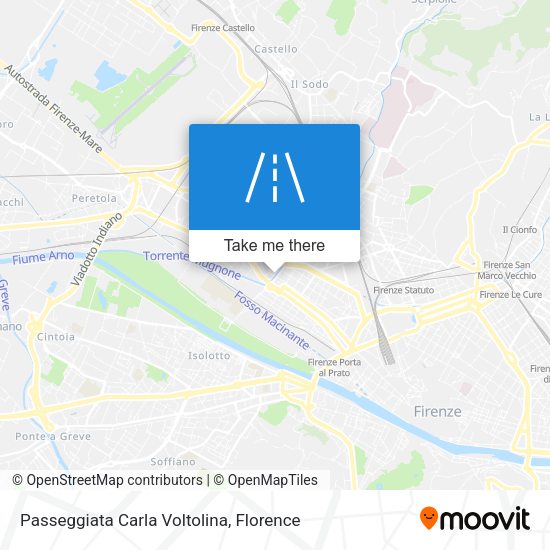 Passeggiata Carla Voltolina map