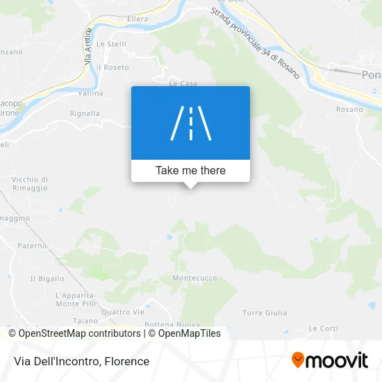 Via Dell'Incontro map