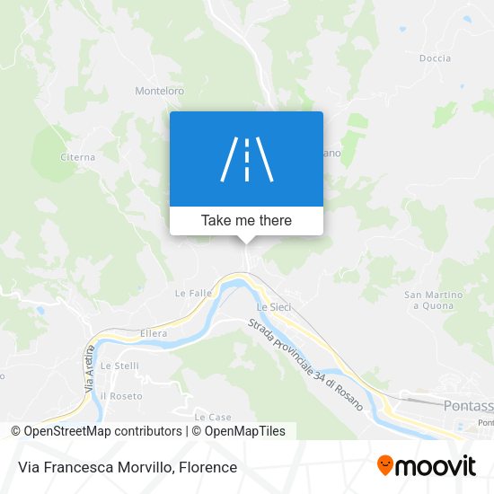 Via Francesca Morvillo map