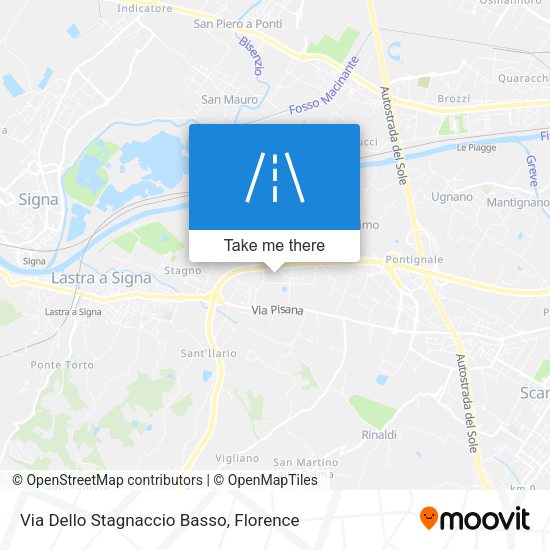Via Dello Stagnaccio Basso map