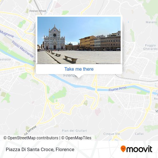 Piazza Di Santa Croce map