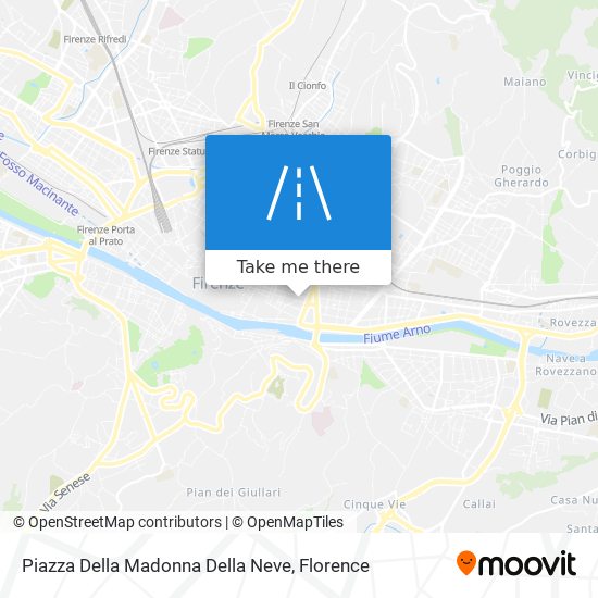 Piazza Della Madonna Della Neve map