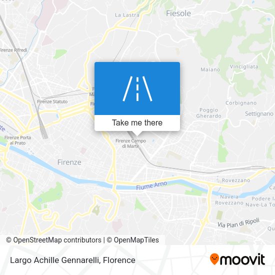 Largo Achille Gennarelli map