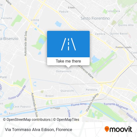 Via Tommaso Alva Edison map