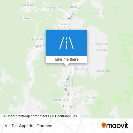 Via Dell'Apparita map