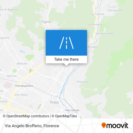 Via Angelo Brofferio map