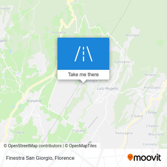 Finestra San Giorgio map