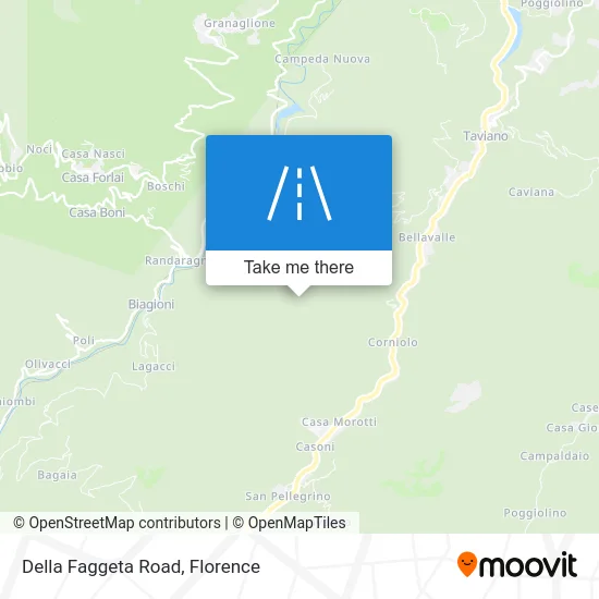 Della Faggeta Road map