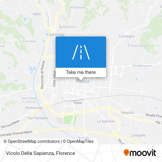 Vicolo Della Sapienza map