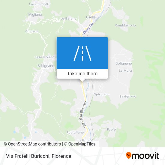 Via Fratelli Buricchi map