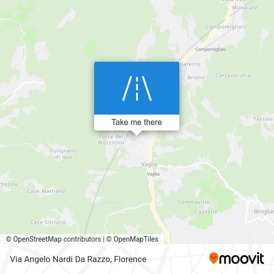 Via Angelo Nardi Da Razzo map