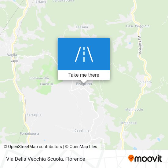 Via Della Vecchia Scuola map