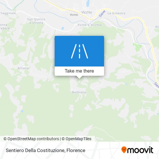 Sentiero Della Costituzione map