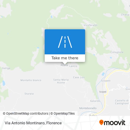 Via Antonio Montinaro map