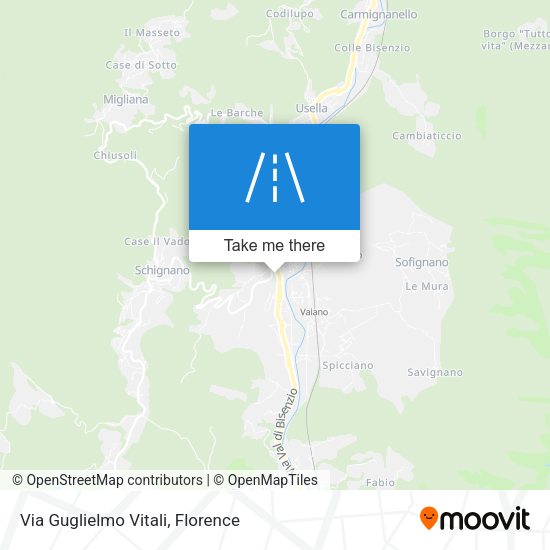 Via Guglielmo Vitali map