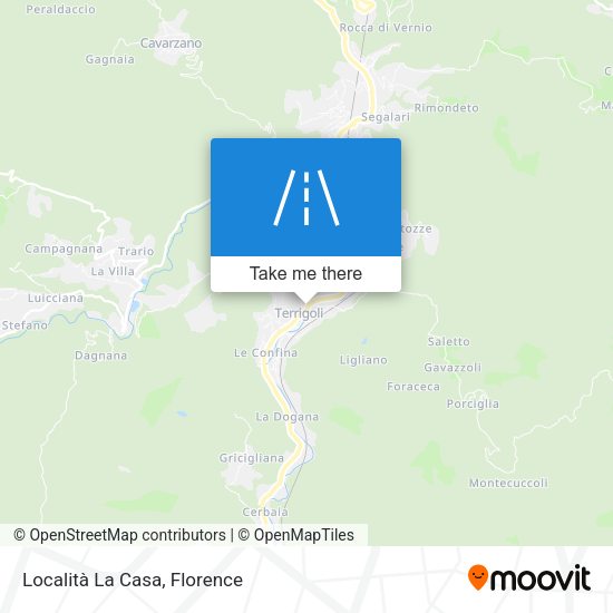 Località La Casa map