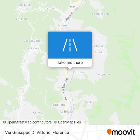 Via Giuseppe Di Vittorio map