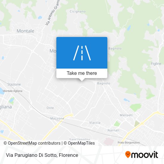 Via Parugiano Di Sotto map